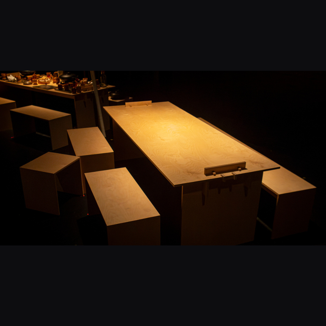 Minimalist Light Wood Table